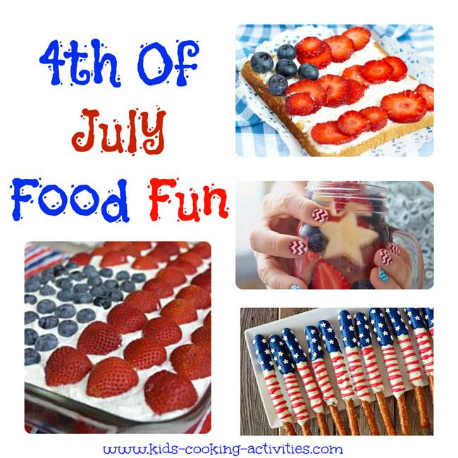 Kids 4th of July recipes.