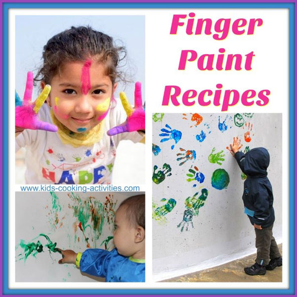 Non-Toxic Homemade Finger Paint Recipe for Toddlers • Kids Activities Blog