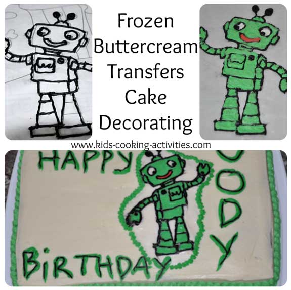 frozen buttercream cakes