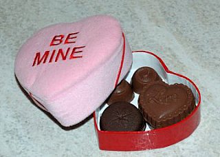 valentine homemade chocolates