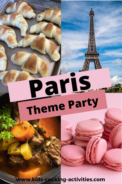 paris theme party food ideas