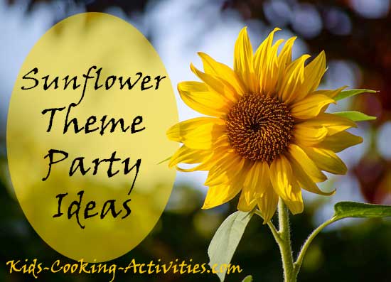 Sunshine Theme Party with menu ideas.