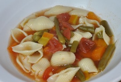 pasta fagoili soup