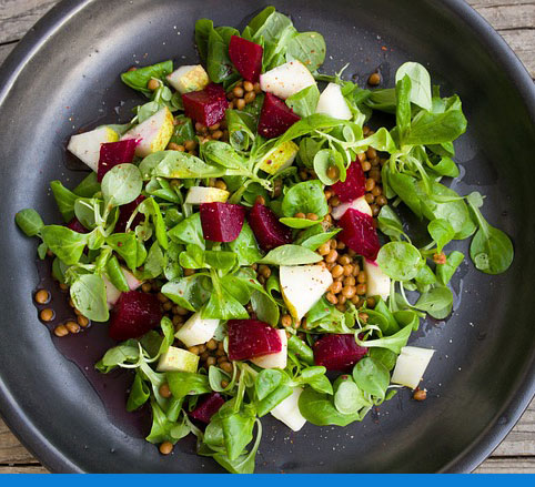 beet greens salad