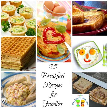 Easy kids meals breakfast recipes with 6 or fewer ingredients.