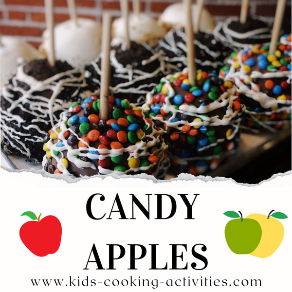 apples dipped in candy