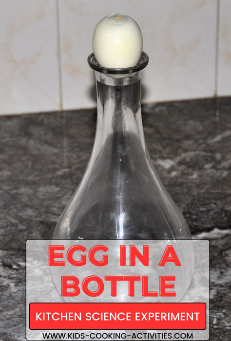 hypothesis for egg in a bottle experiment