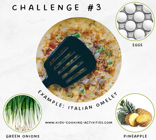 egg, onions and fruit challenge
